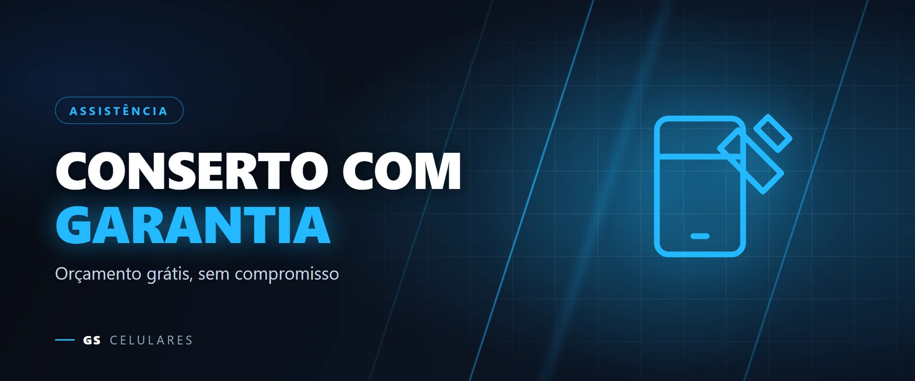 Conserto com garantia: orçamento grátis, sem compromisso
